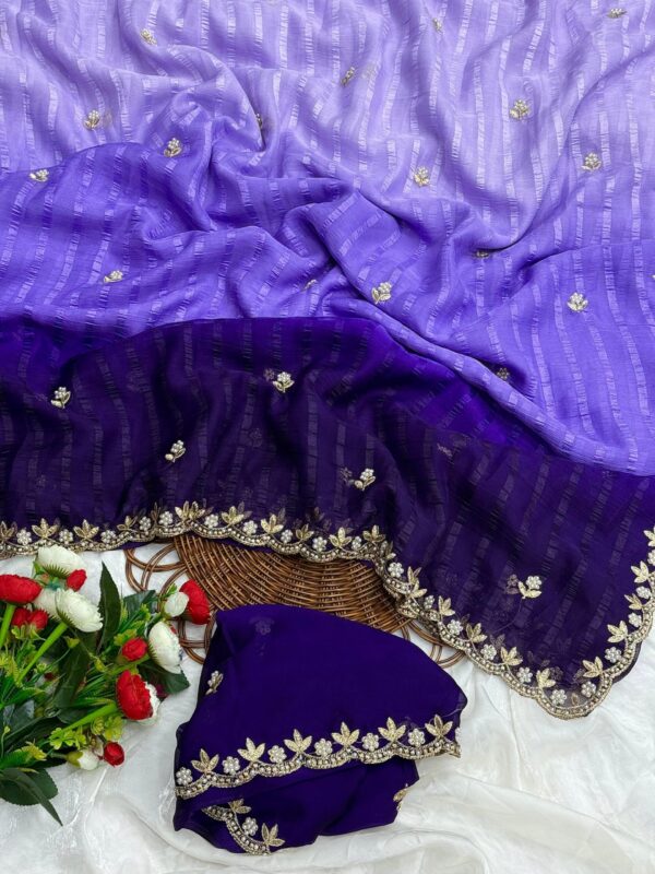 chiffon saree