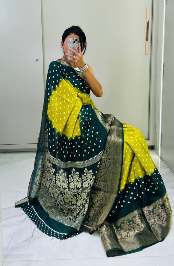 Bandhej  saree - Image 2