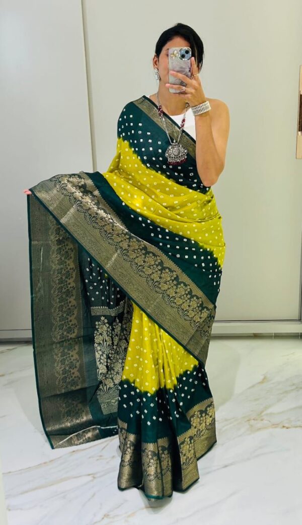 Bandhej  saree