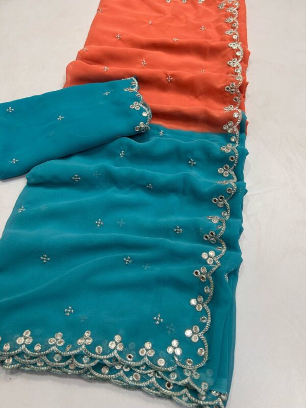 chiffon Silk saree - Image 2